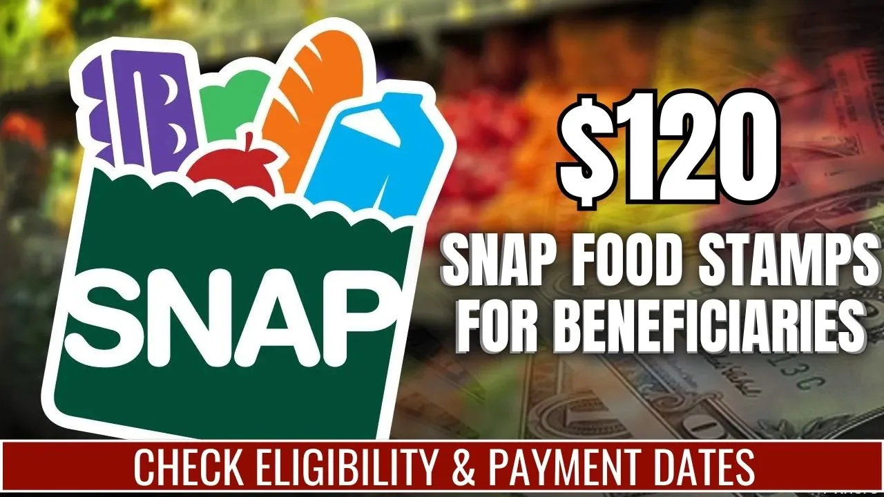 $120 SNAP Food Stamps for Beneficiaries