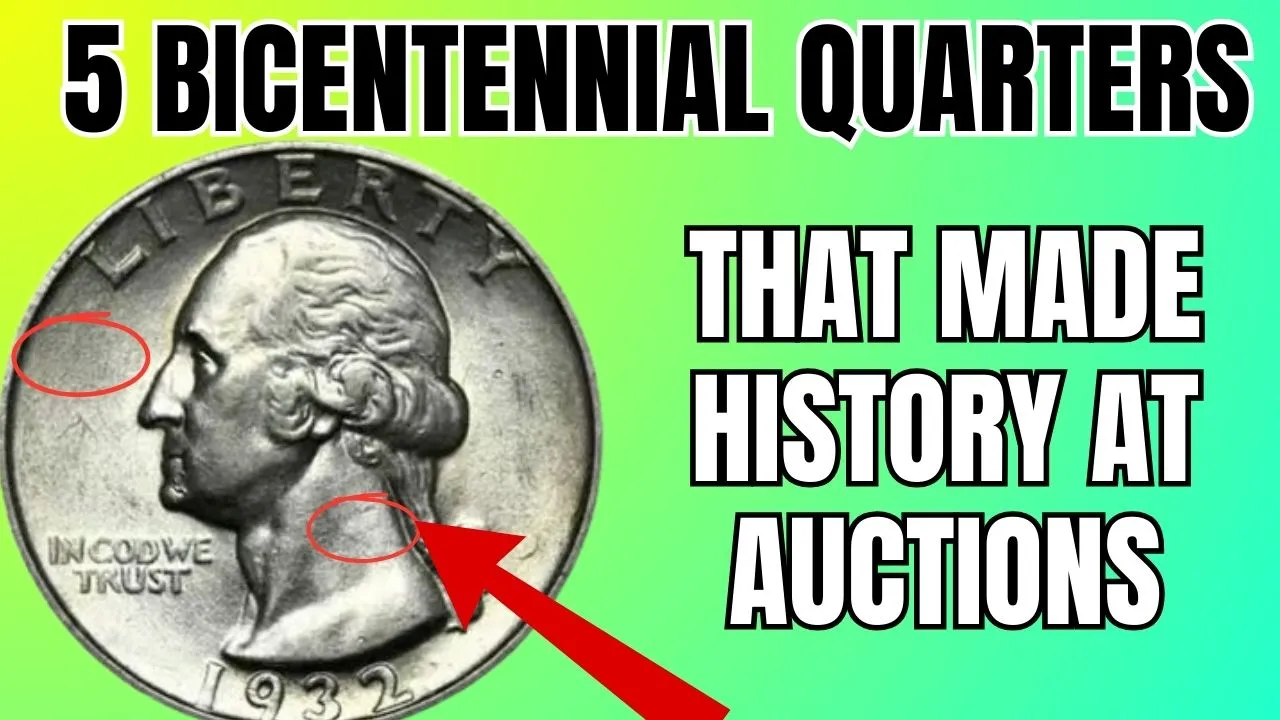 5 Bicentennial Quarters