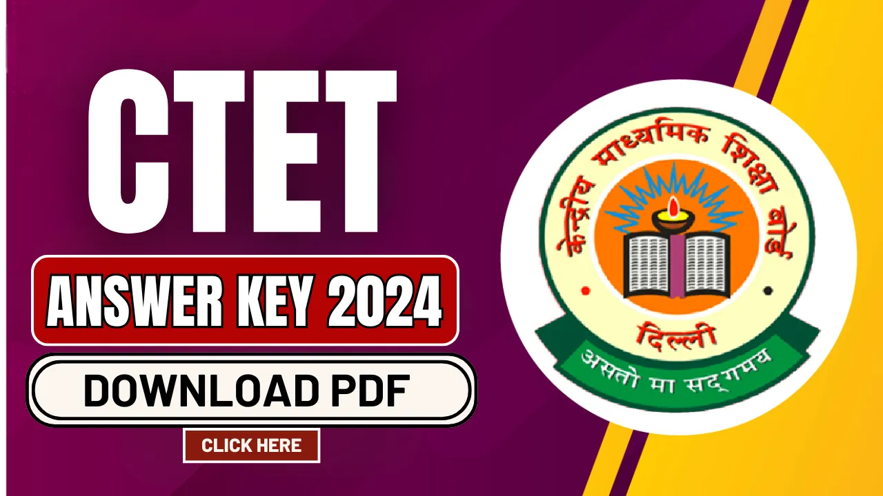 CTET Answer Key 2024