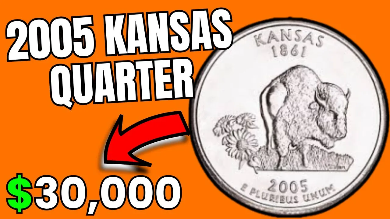 The $30000 2005 Kansas Quarter